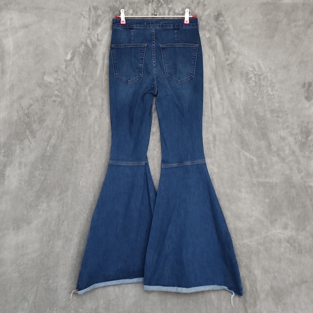 FREE PEOPLE high waisted 70s flare jeans size 25R - Picture 4 of 8